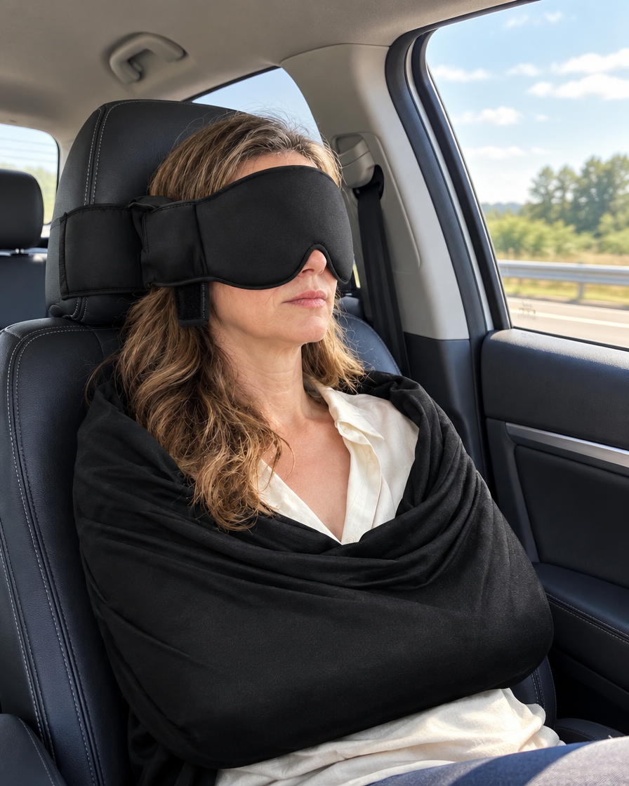 Flight Sleep in use in a car